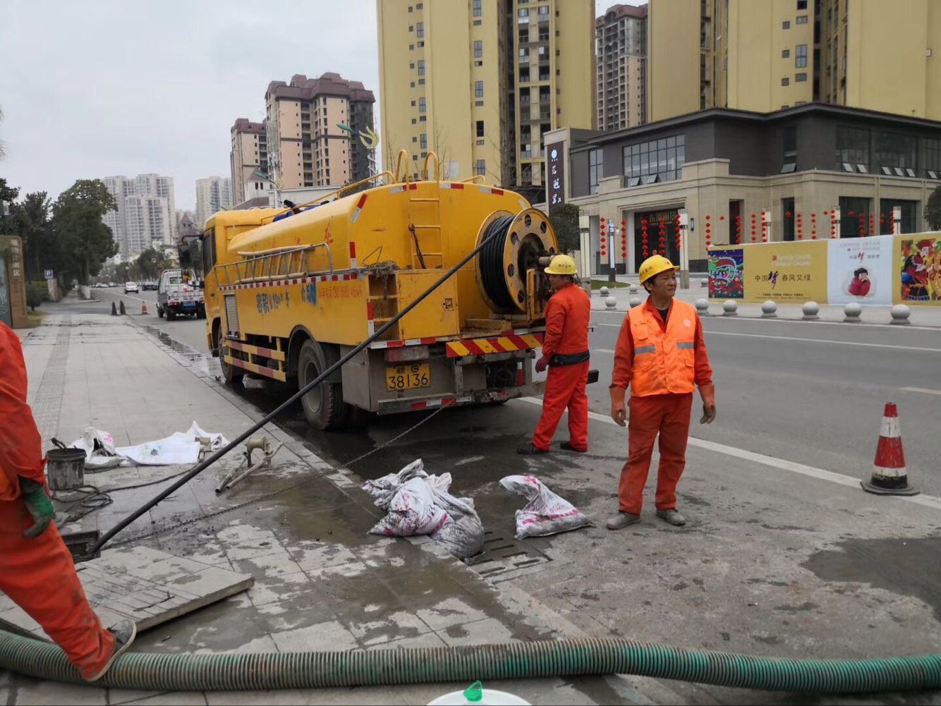 赛罕排污管道清淤-管道清洗