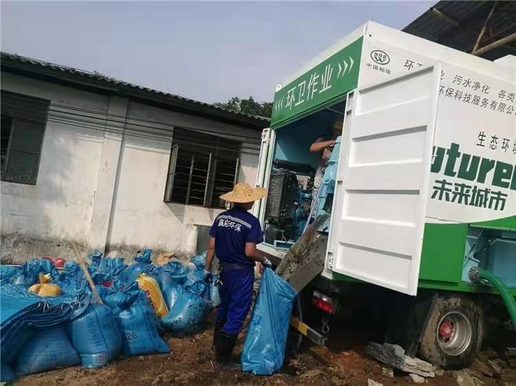 赛罕工业污泥压干处理